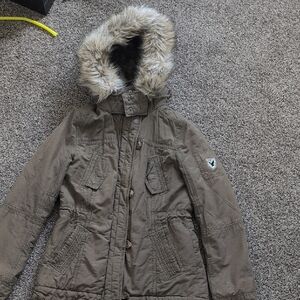 Hooded Jacket - Brown